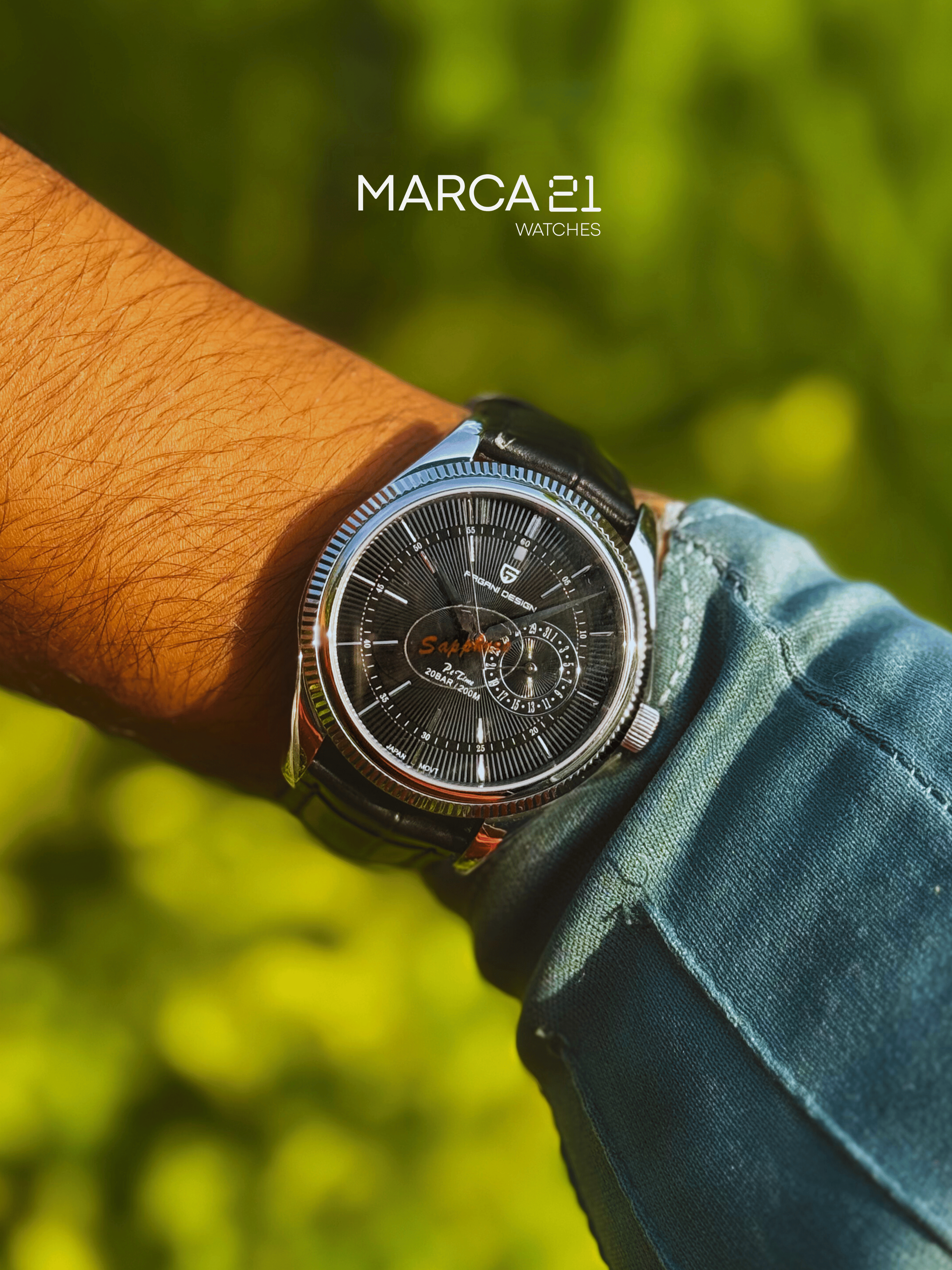 Reloj para Hombre Pagani Design Cellini Black - Marca 21 | Relojes