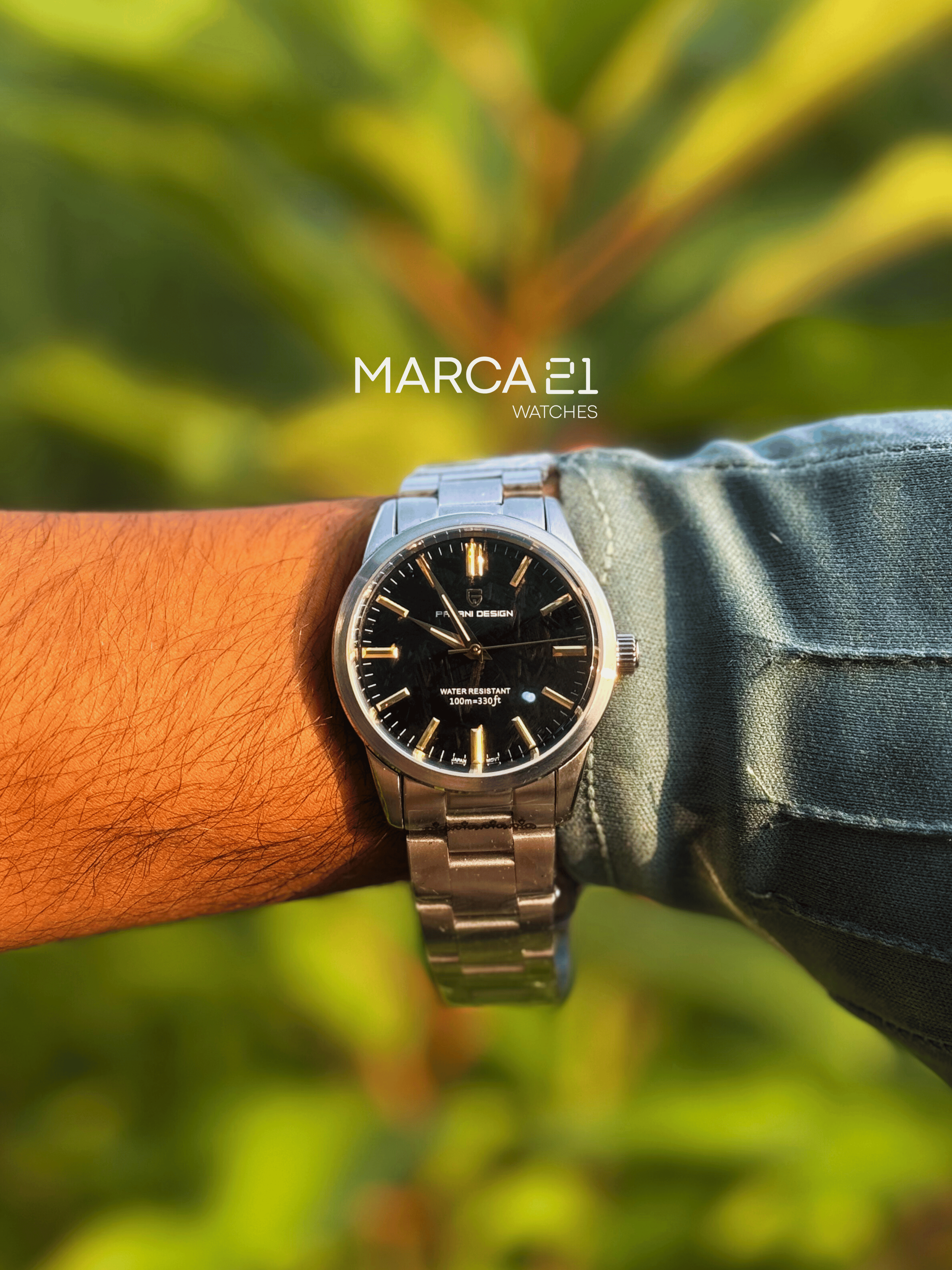 Reloj para Hombre Pagani Design 734 Black Gold - Marca 21 | Relojes