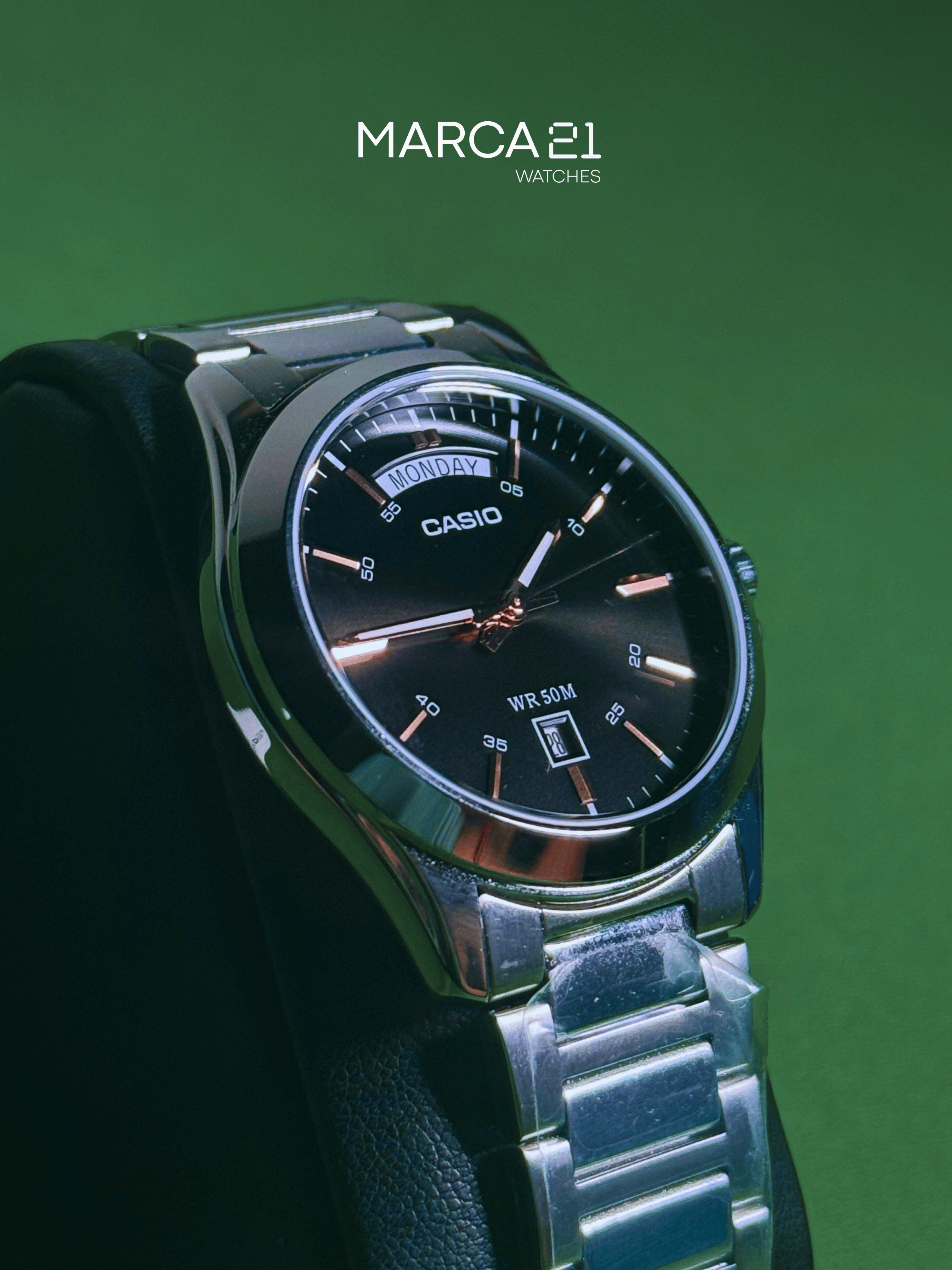 Reloj para Hombre Casio MTP1370D CARA NEGRA