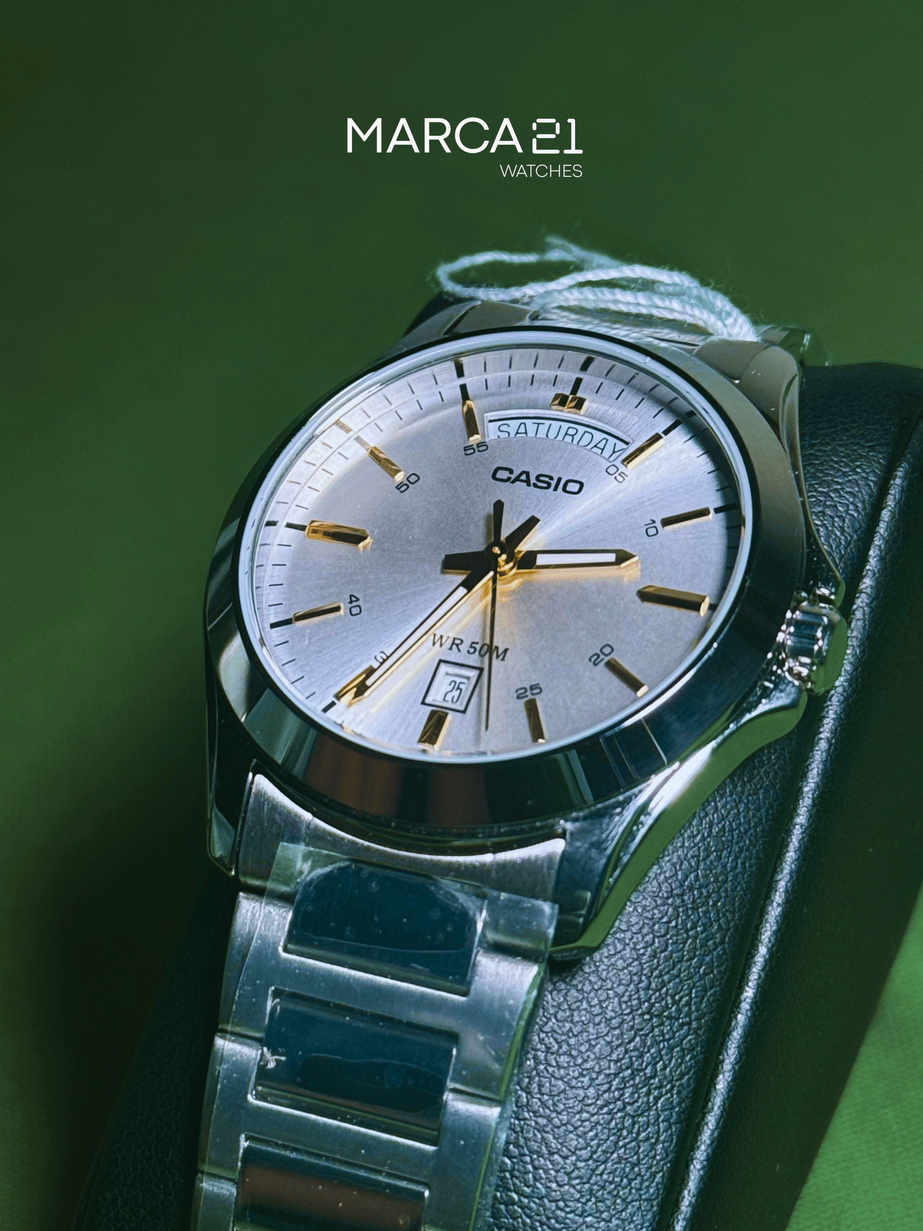 Reloj para Hombre Casio MTP-1370D CARA BLANCA