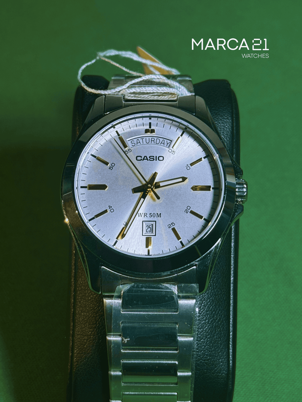 Reloj para Hombre Casio MTP-1370D CARA BLANCA