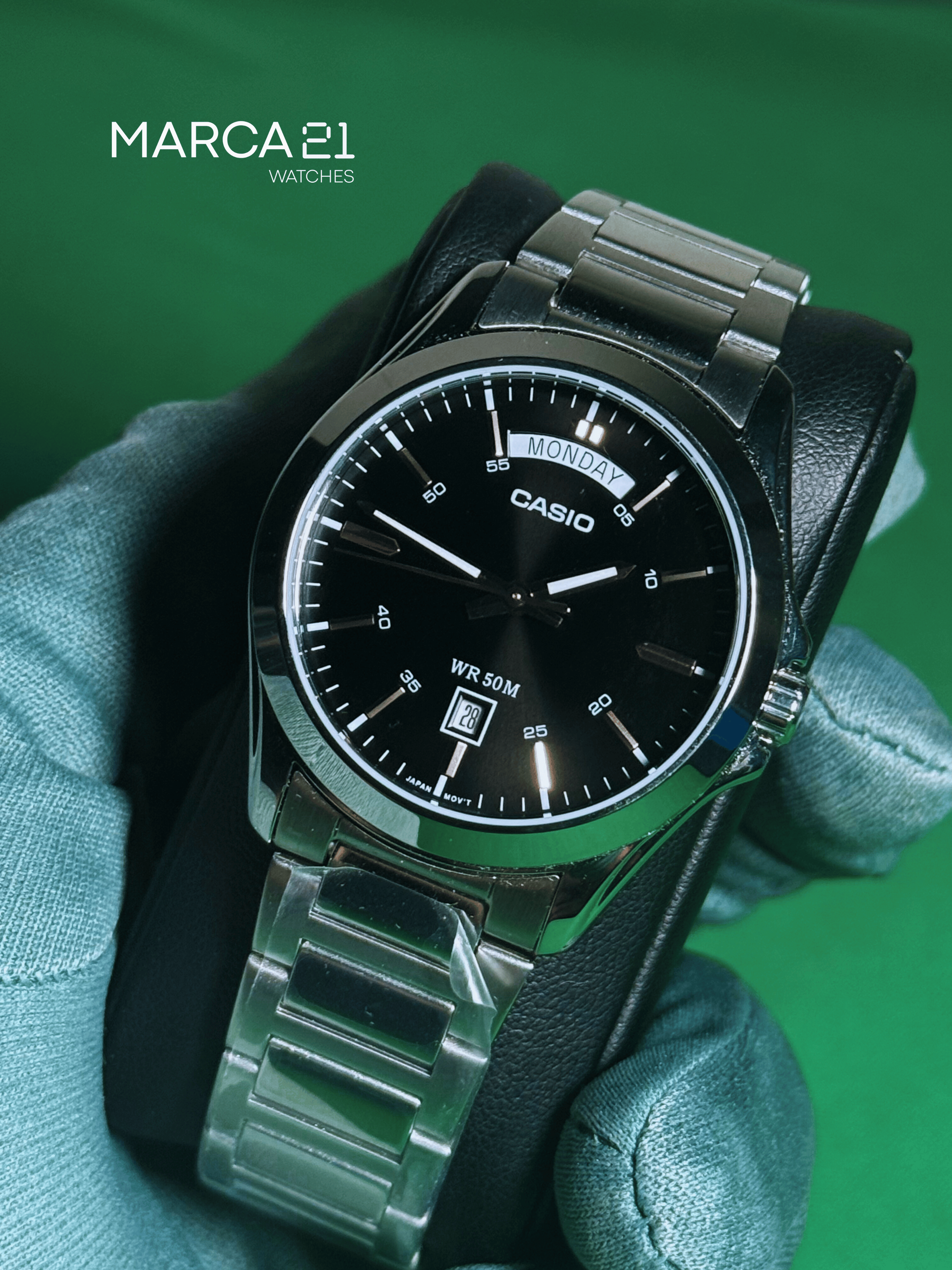 Reloj para Hombre Casio MTP1370D CARA NEGRA