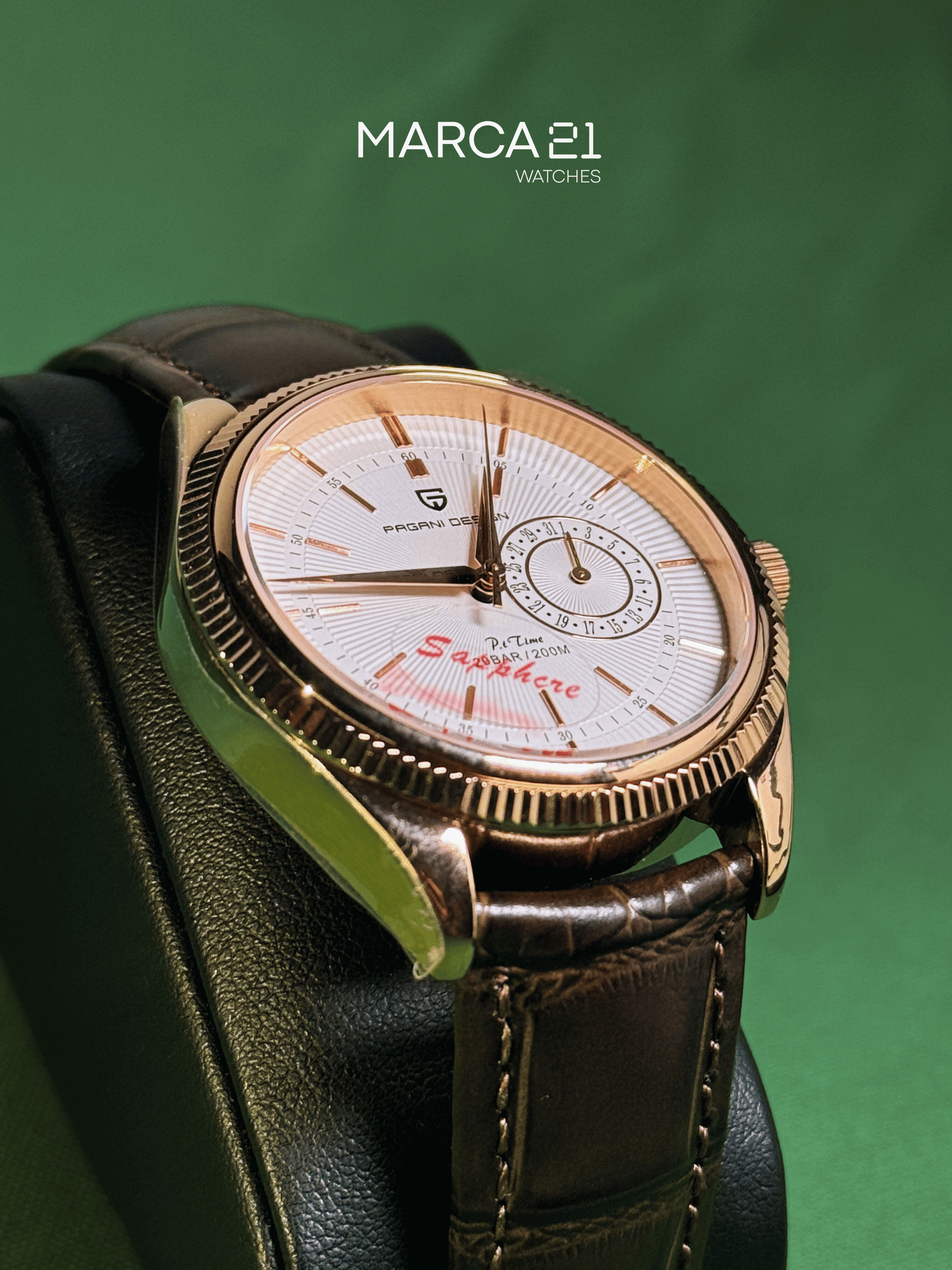 Reloj para Hombre Pagani Design Cellini Gold - Marca 21 | Relojes