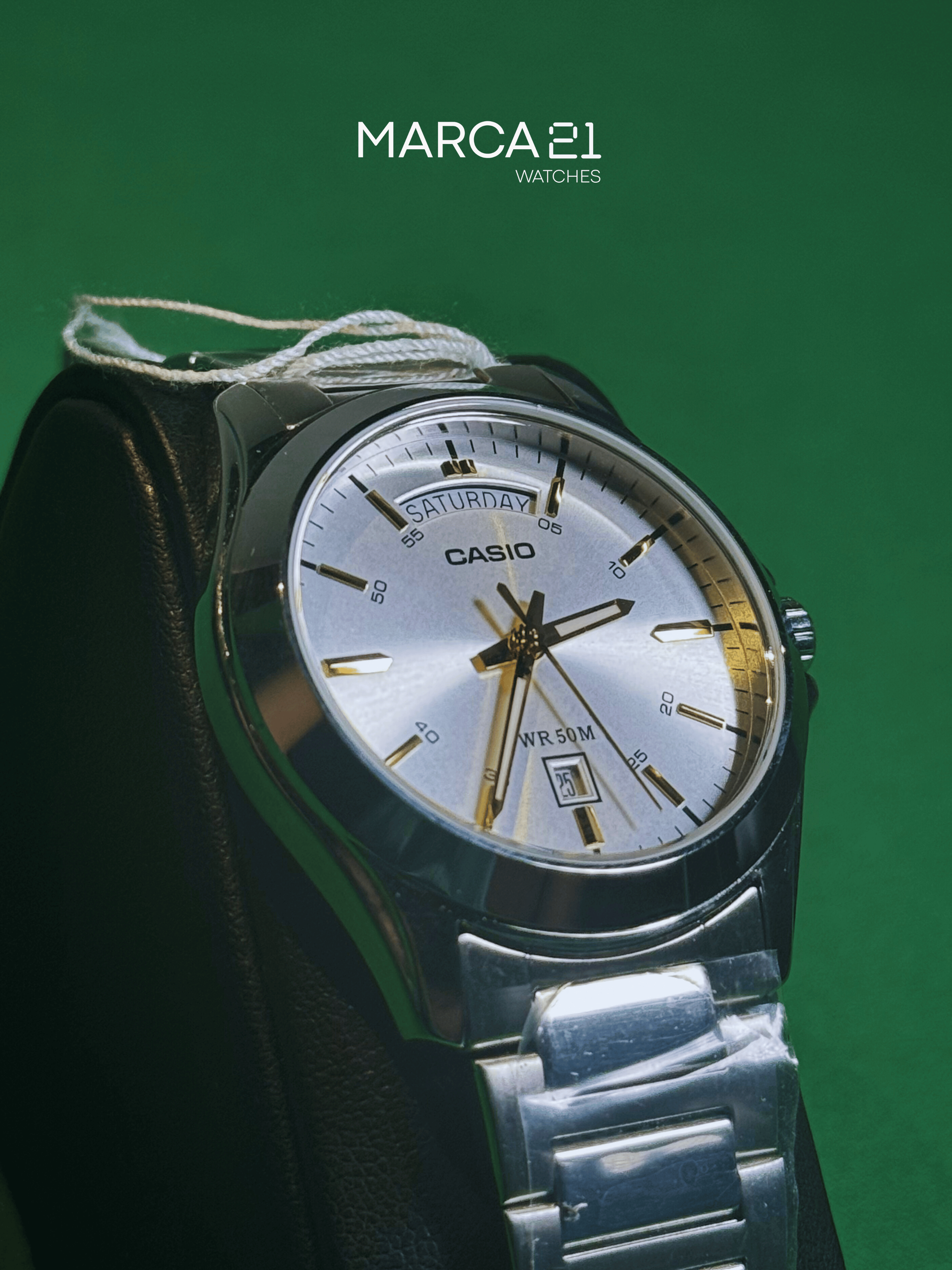 Reloj para Hombre Casio MTP-1370D CARA BLANCA