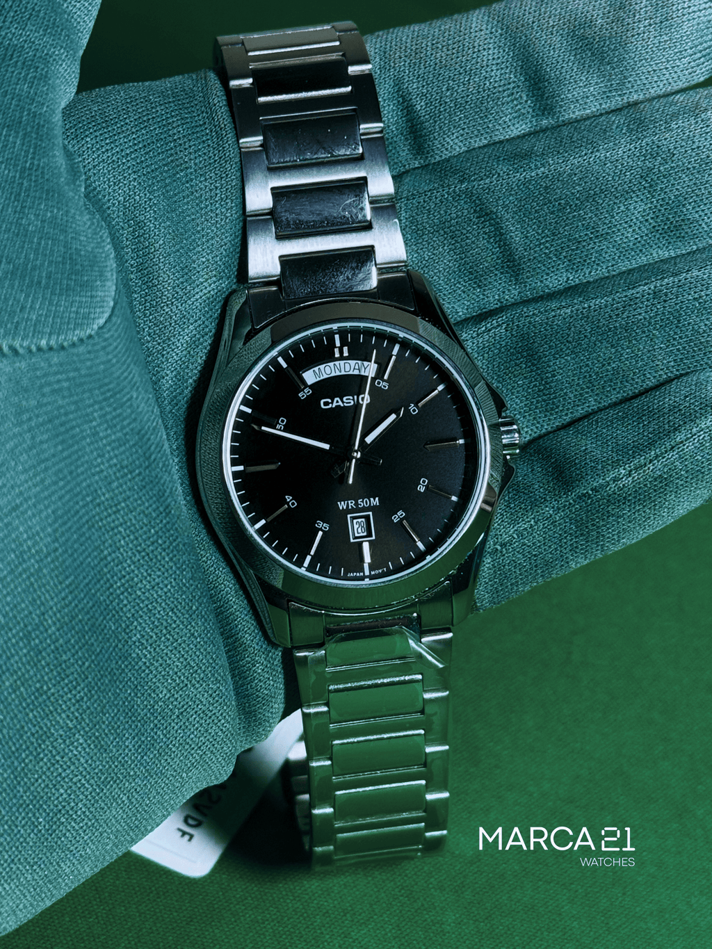 Reloj para Hombre Casio MTP1370D CARA NEGRA - Marca 21 | Relojes