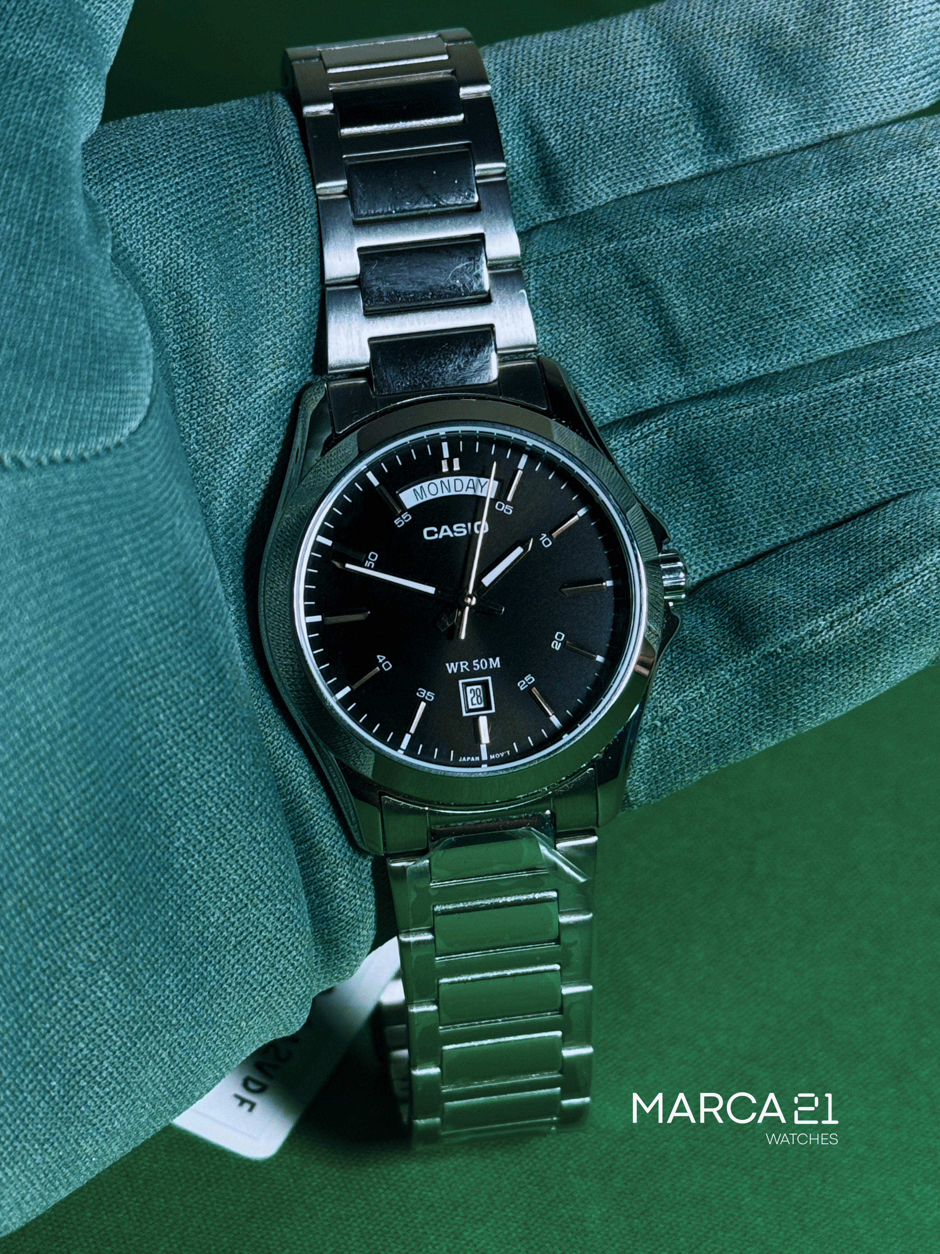 Reloj para Hombre Casio MTP1370D CARA NEGRA