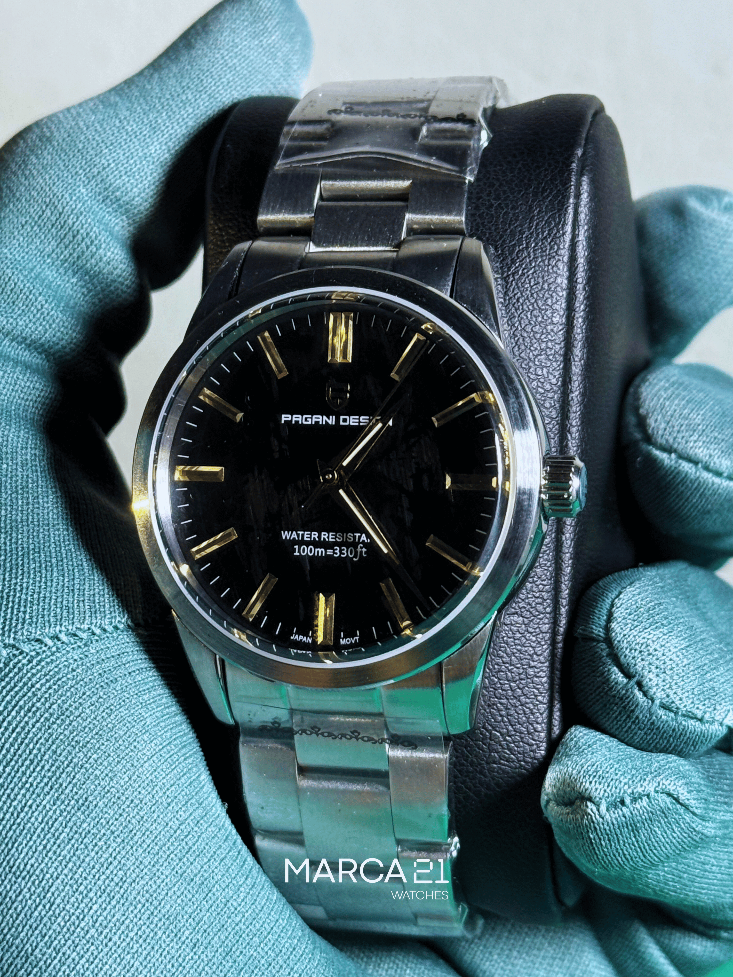 Reloj para Hombre Pagani Design 734 Black Gold - Marca 21 | Relojes