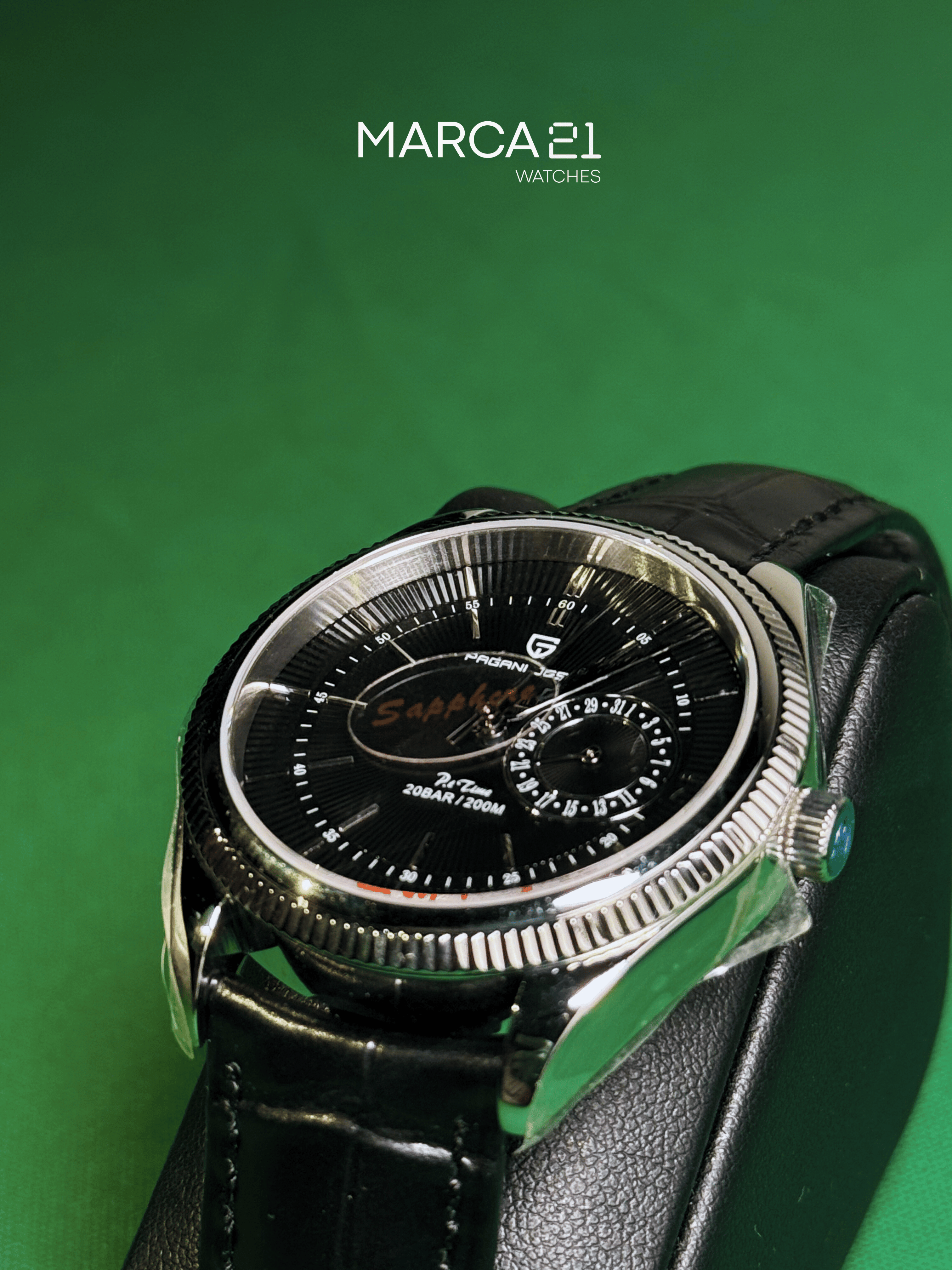 Reloj para Hombre Pagani Design Cellini Black - Marca 21 | Relojes