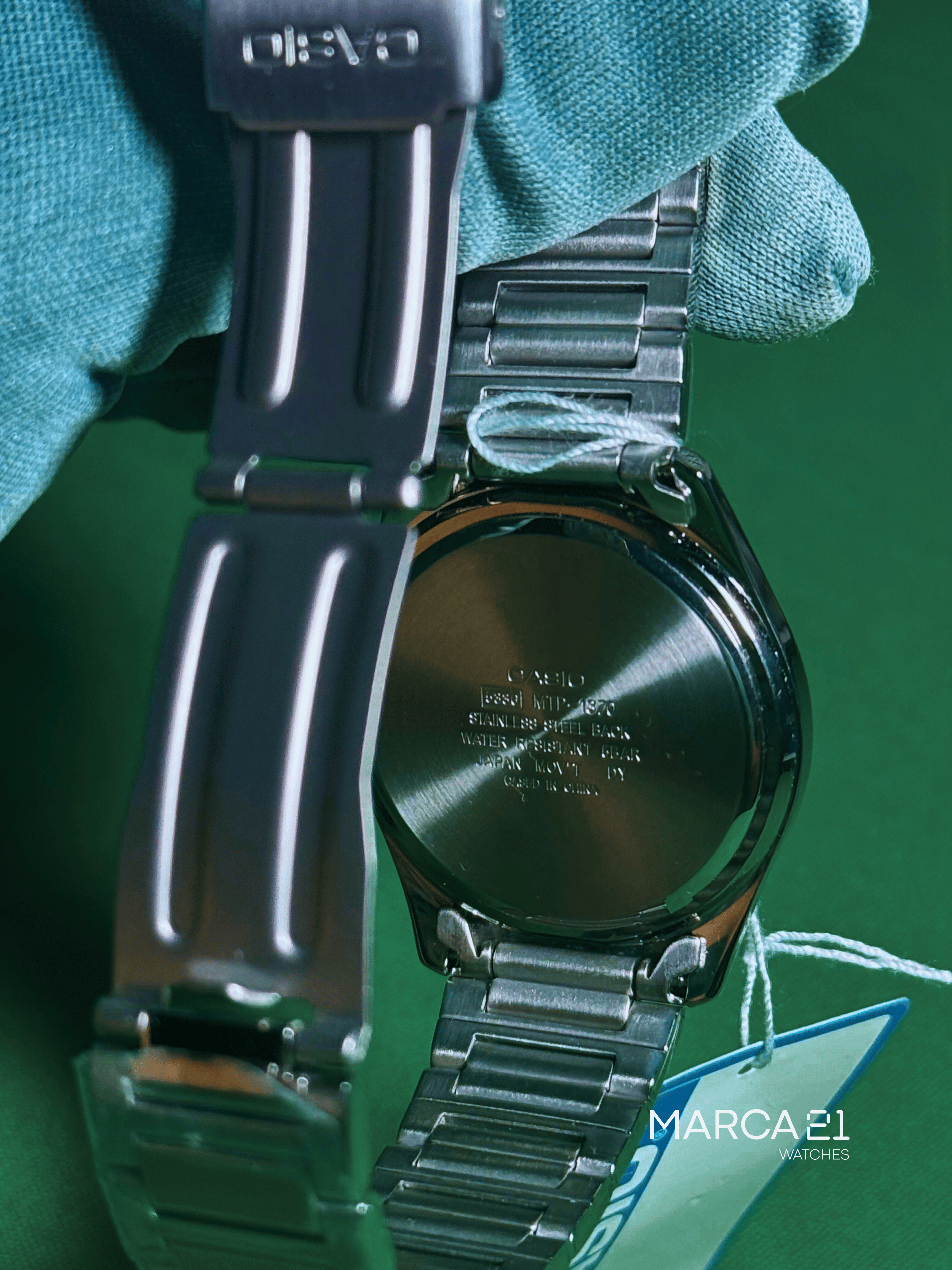 Reloj para Hombre Casio MTP1370D CARA NEGRA