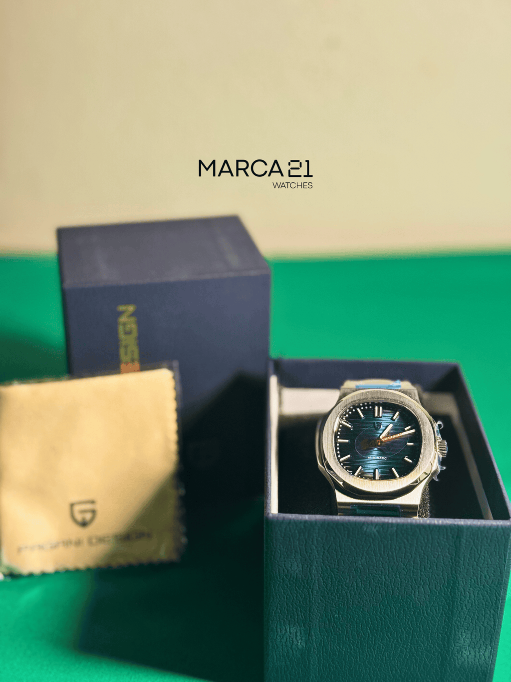 Reloj Automático para Hombre Pagani Design Nautilus Blue - Marca 21 | Relojes