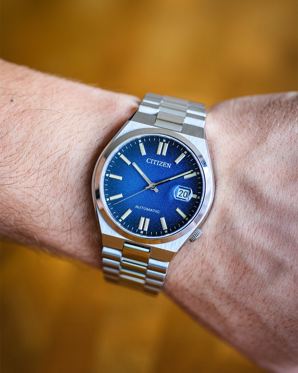 Reloj Automático Japonés CITIZEN Tsuyosa Blue