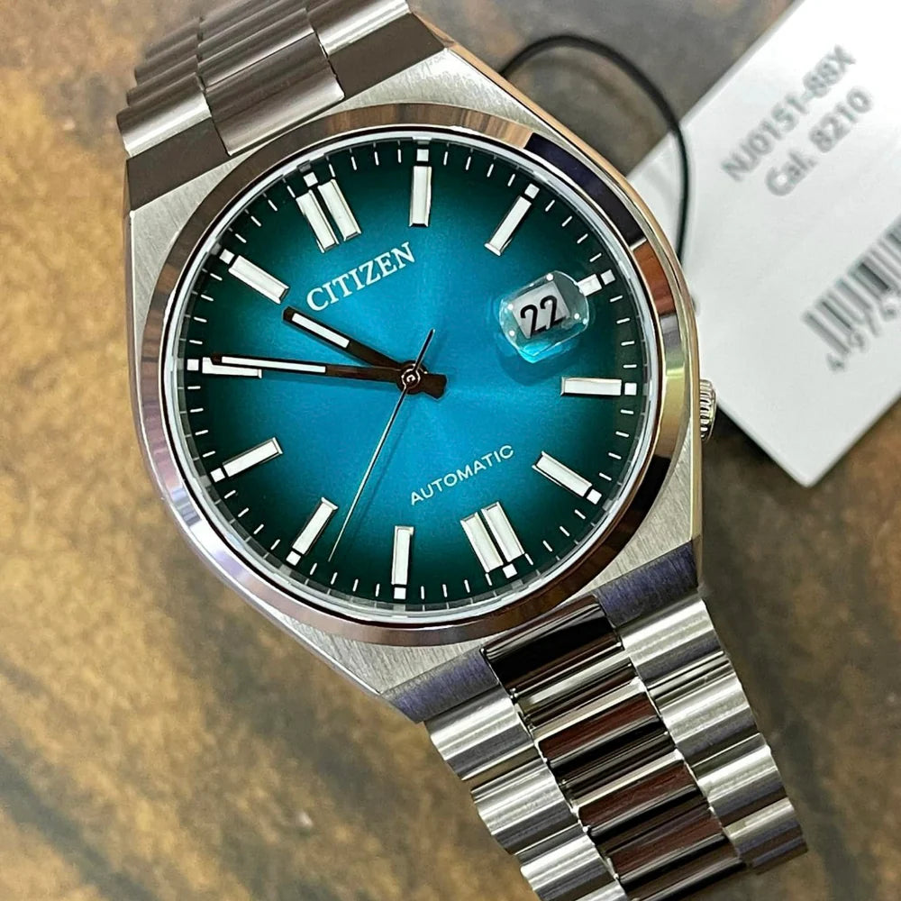 Reloj Automático Japonés CITIZEN Tsuyosa Turquoise