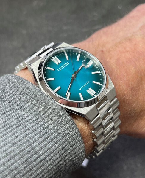 Reloj Automático Japonés CITIZEN Tsuyosa Turquoise