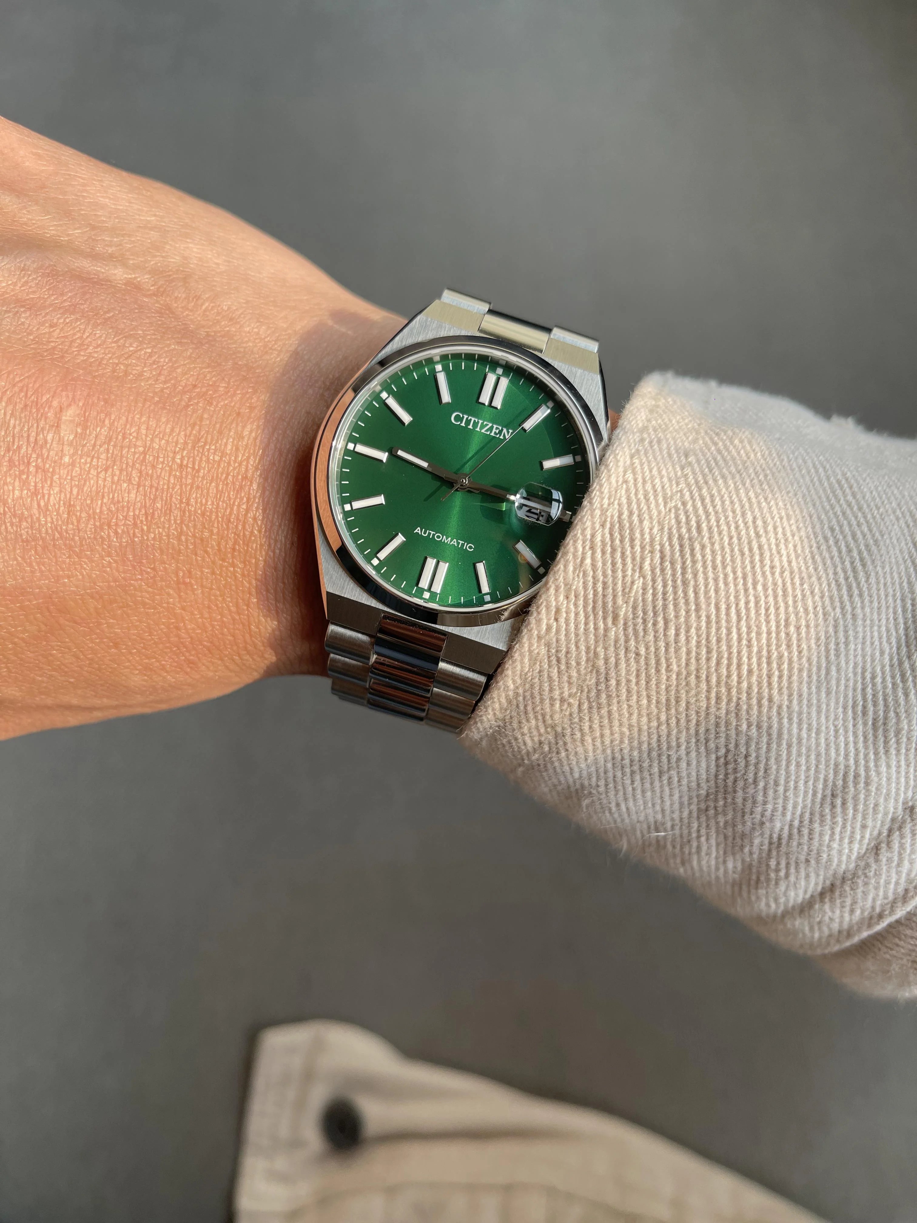 Reloj Automático Japonés CITIZEN Tsuyosa Emerald