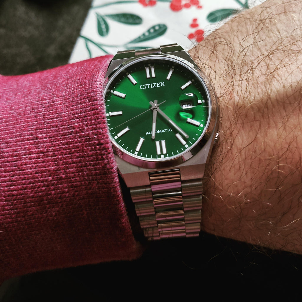 Reloj Automático Japonés CITIZEN Tsuyosa Emerald