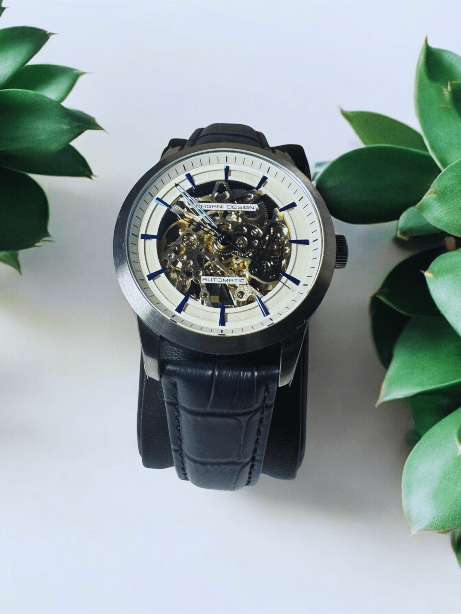 PAGANI DESIGN SKELETON WHITE - Marca 21 | Relojes
