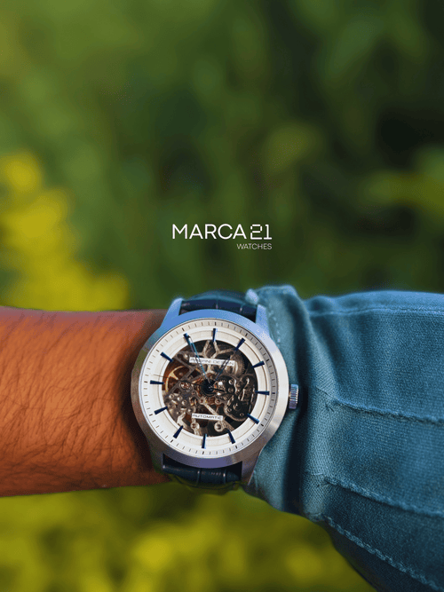 PAGANI DESIGN SKELETON WHITE - Marca 21 | Relojes