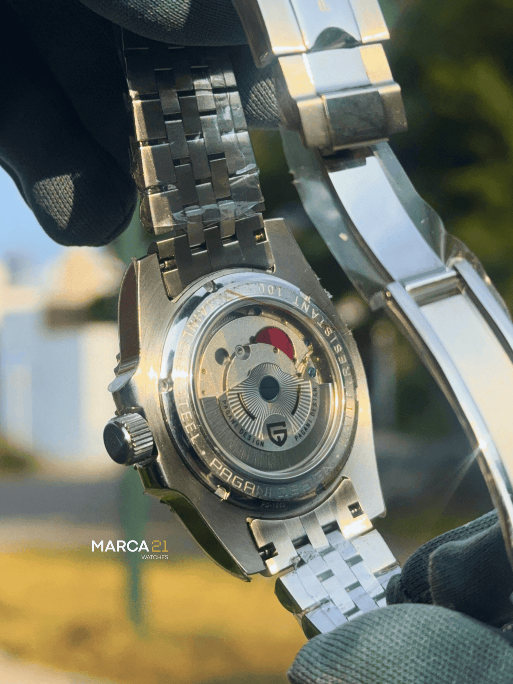 Reloj Automático Hombre Pagani Design GMT Bruce Wayne - Marca 21 | Relojes