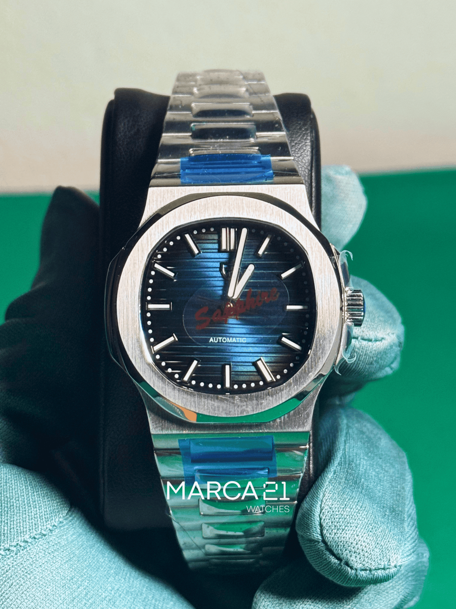 Reloj Automático para Hombre Pagani Design Nautilus Blue - Marca 21 | Relojes
