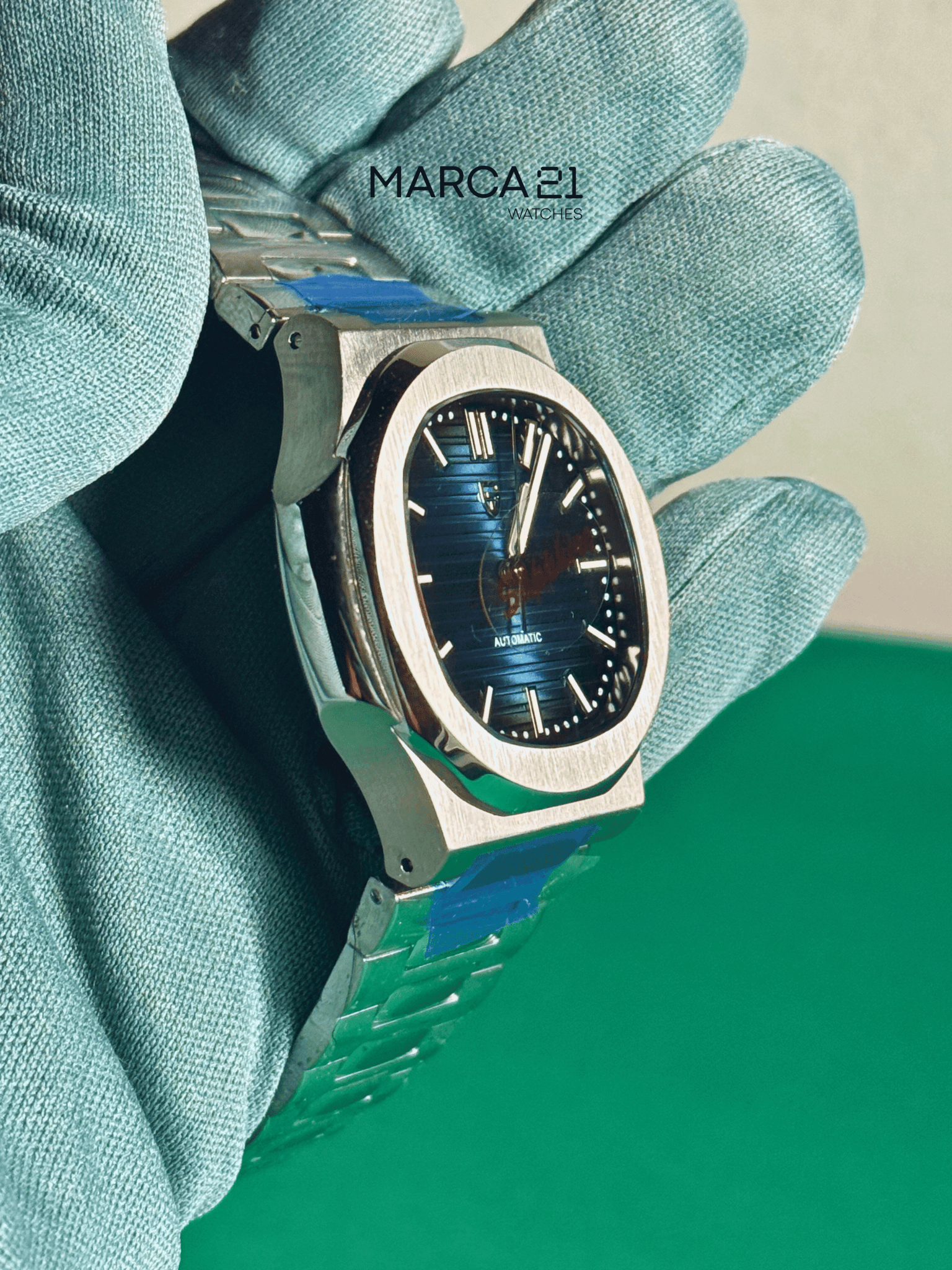 Reloj Automático para Hombre Pagani Design Nautilus Blue - Marca 21 | Relojes
