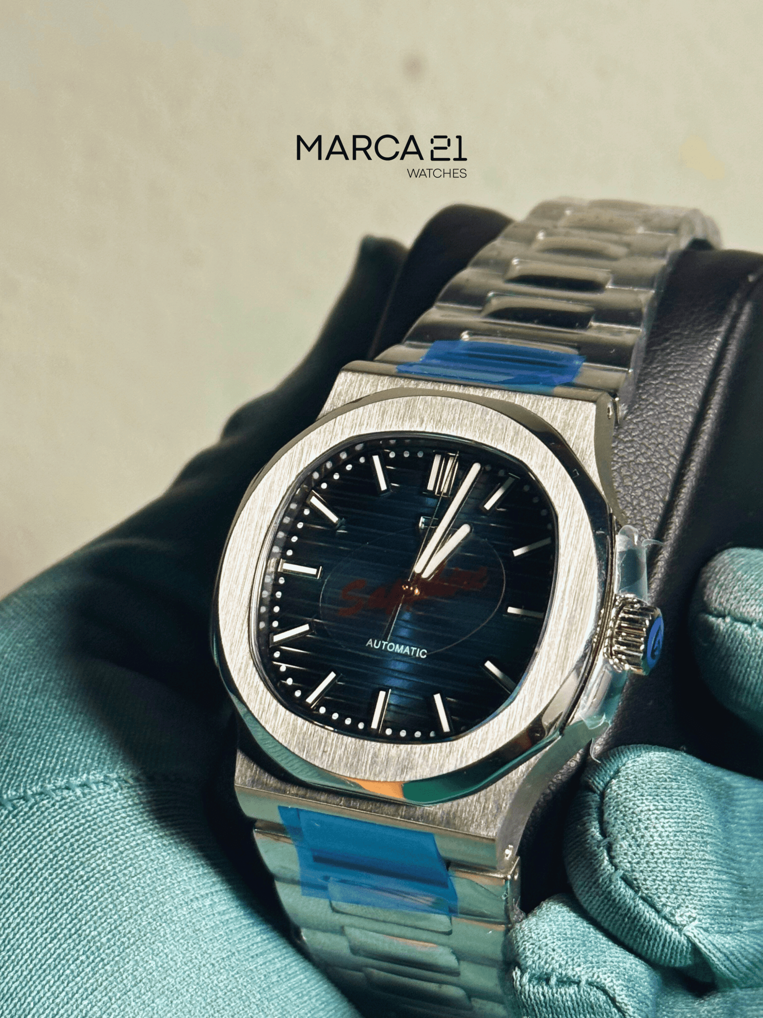 Reloj Automático para Hombre Pagani Design Nautilus Blue - Marca 21 | Relojes