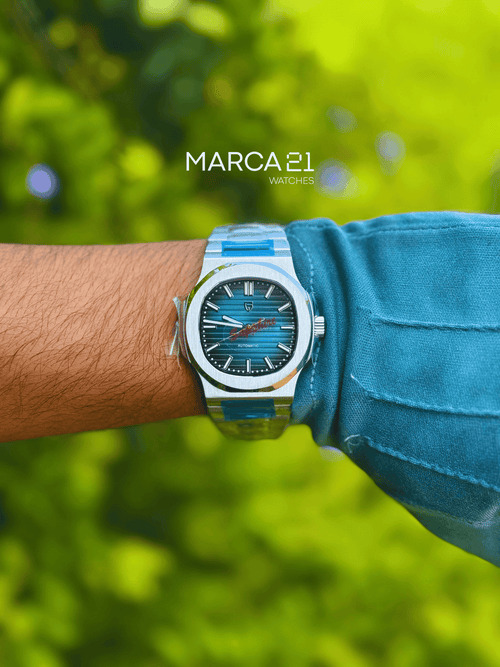 Reloj Automático para Hombre Pagani Design Nautilus Blue - Marca 21 | Relojes