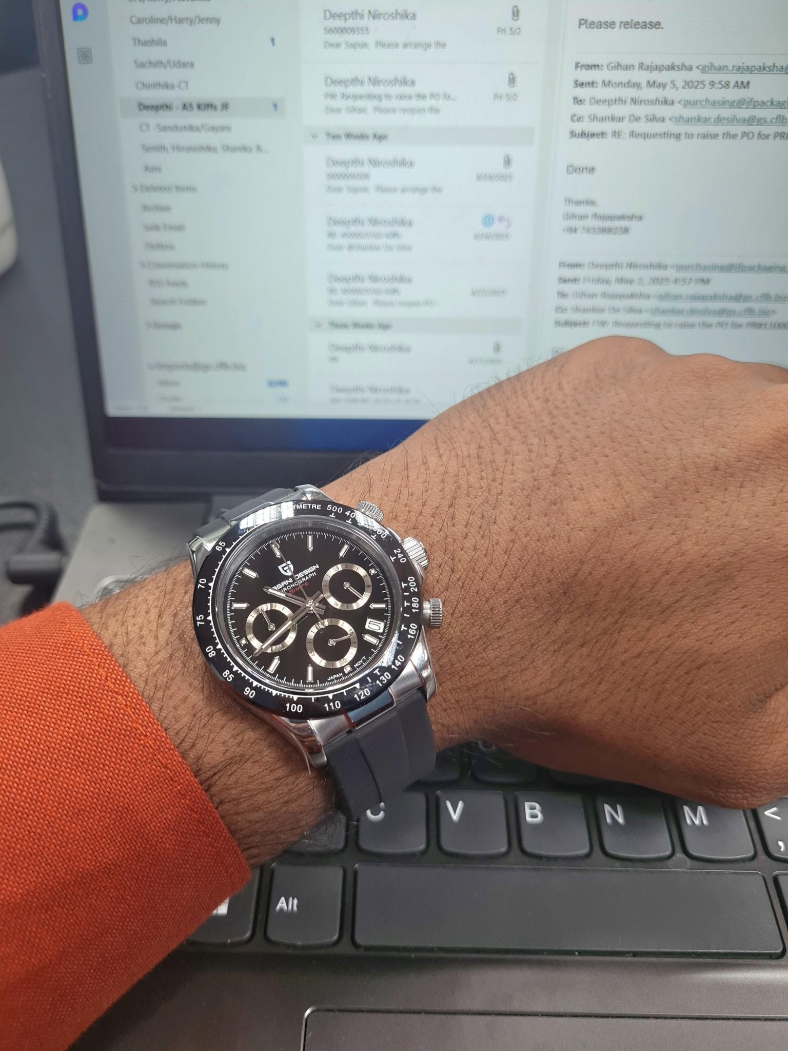 Reloj Hombre Pagani Design Daytona Flexstrap - Marca 21 | Relojes
