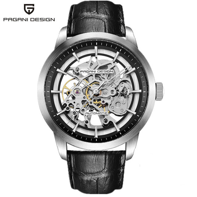 RELOJ PAGANI DESIGN SKELETON BLACK - Marca 21 | Relojes