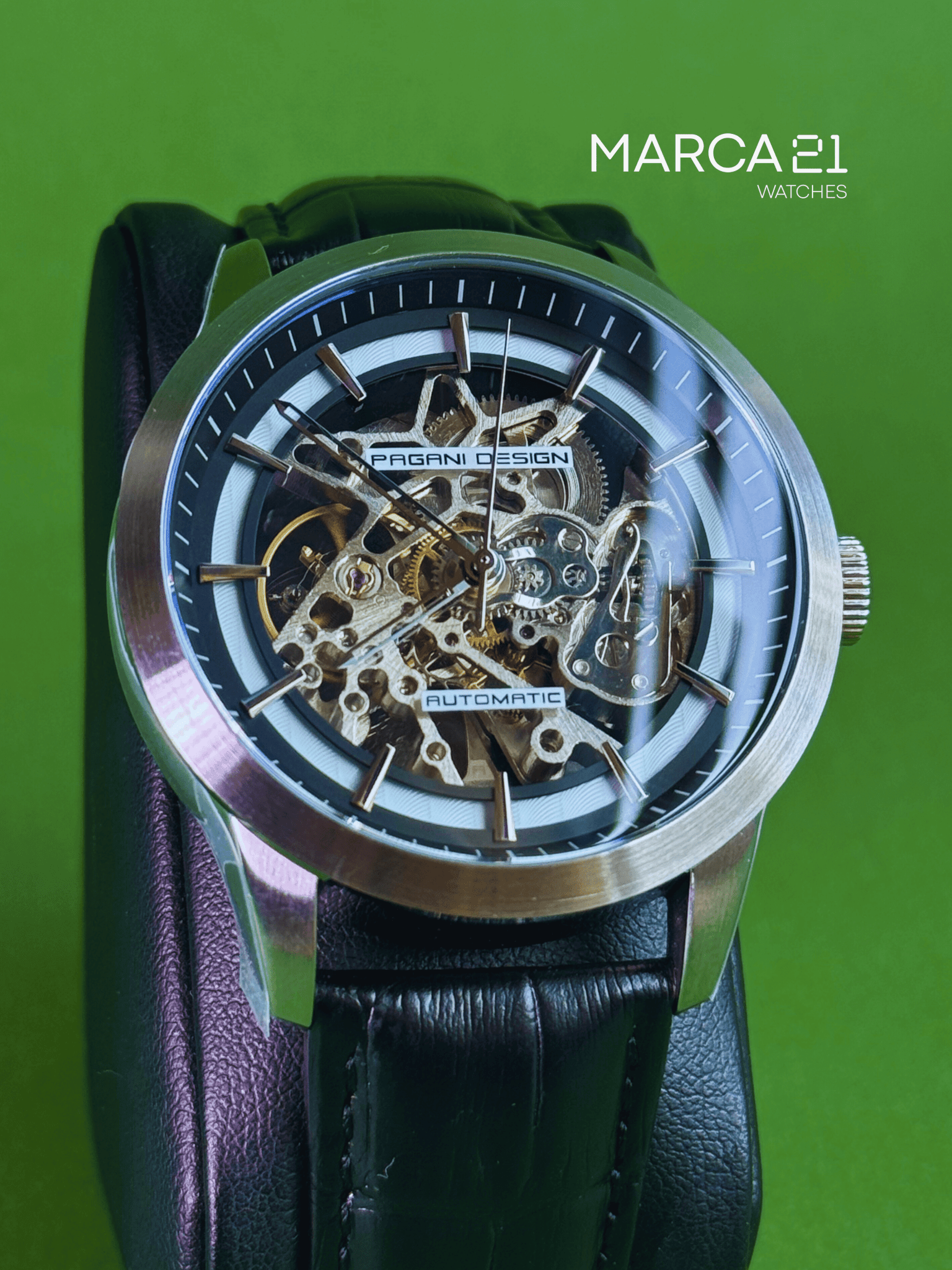 Reloj para Hombre Automático Pagani Design Skeleton