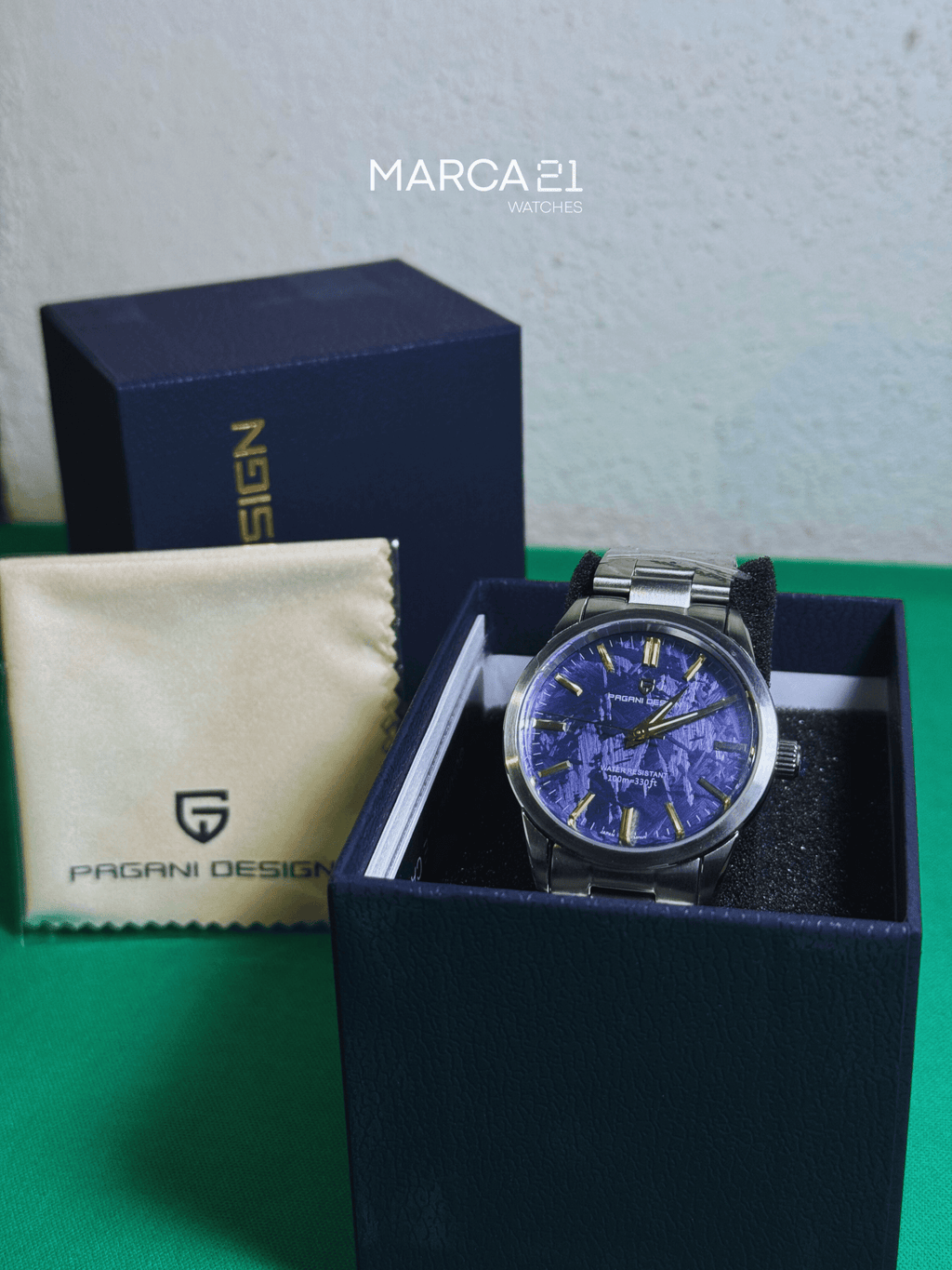 Reloj para Hombre Pagani Design 734 Blue Gold - Marca 21 | Relojes