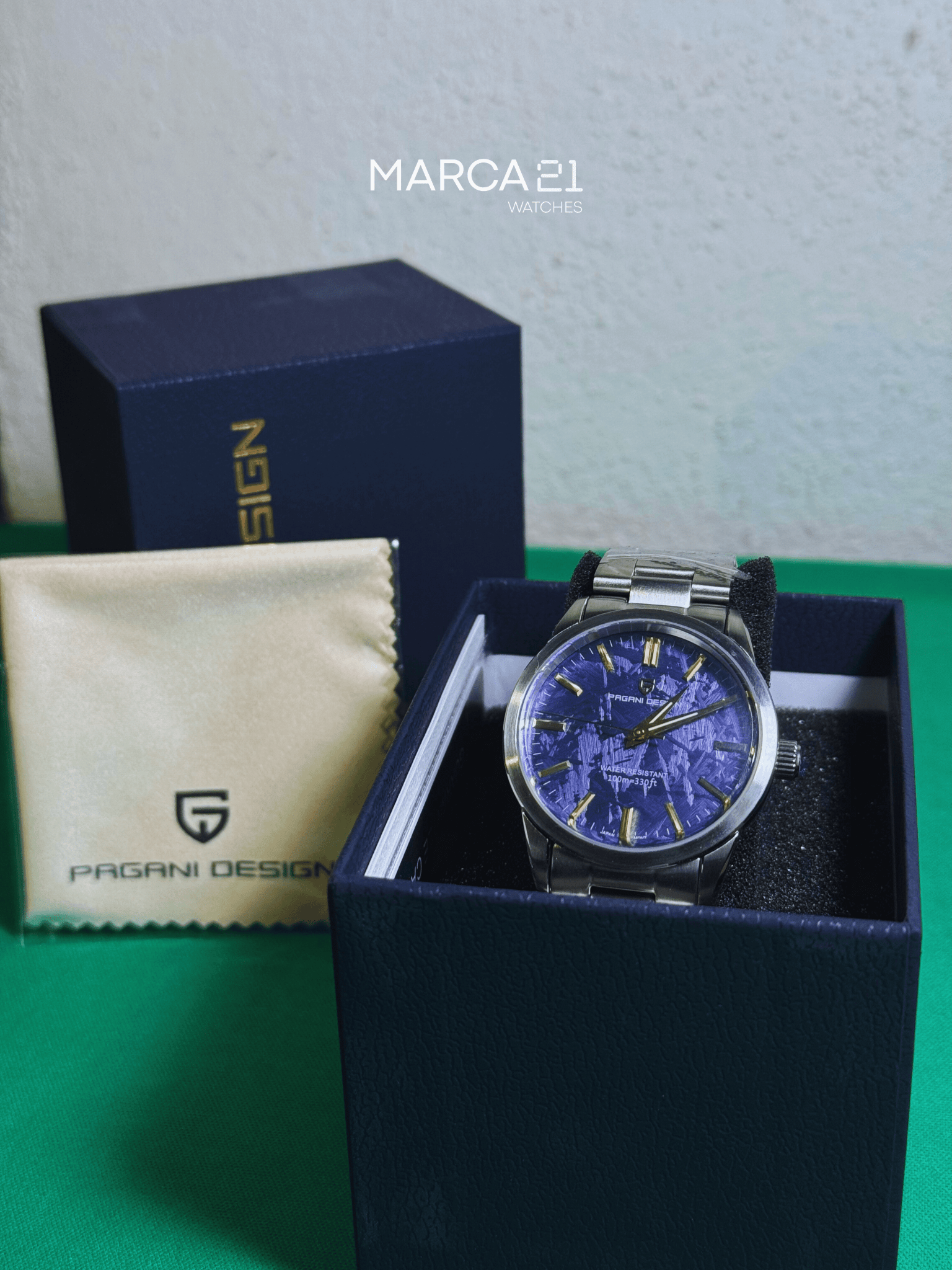 Reloj para Hombre Pagani Design 734 Blue Gold - Marca 21 | Relojes