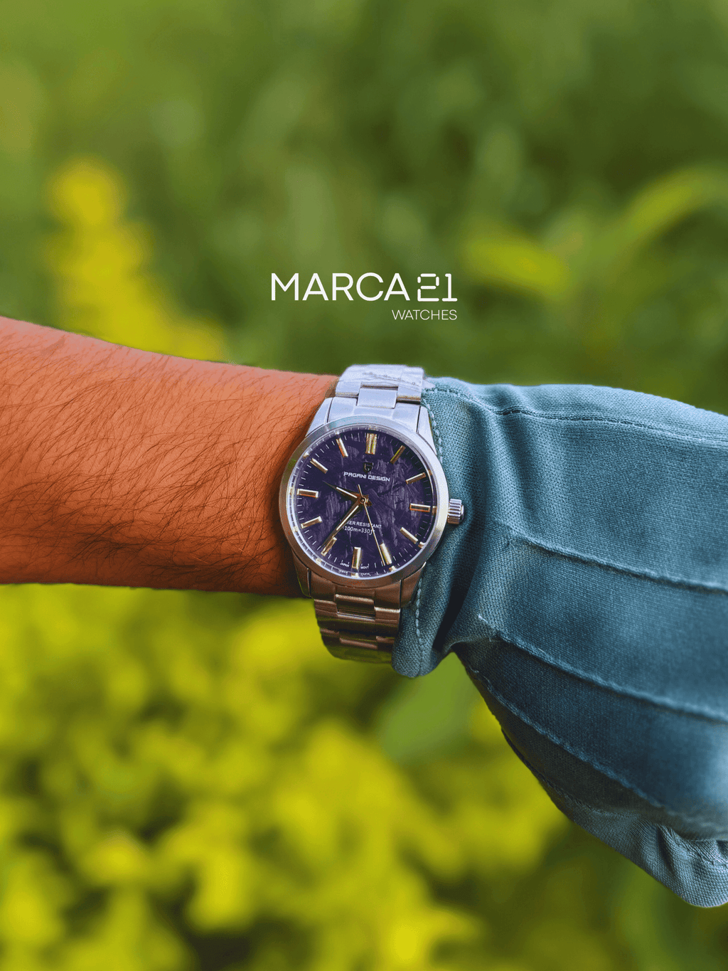 Reloj para Hombre Pagani Design 734 Blue Gold - Marca 21 | Relojes