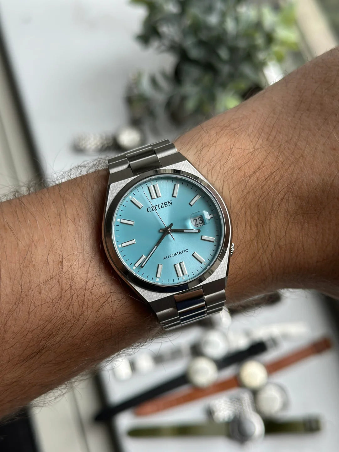 Reloj Automático Japonés CITIZEN Tsuyosa Tiffany